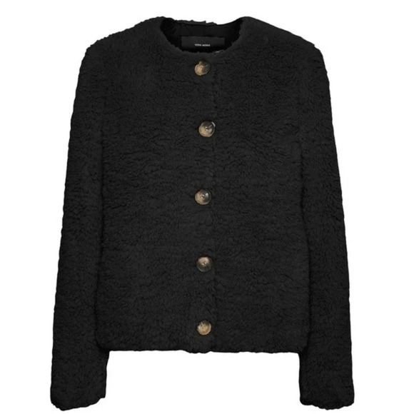 Vero Moda Faux Fur Teddy Jacket - Picture 4 of 4